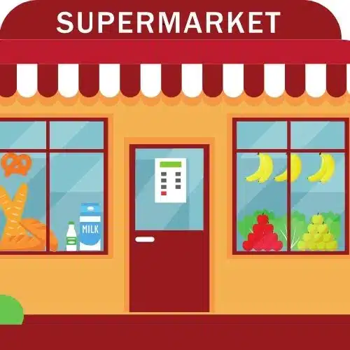 foto de ícone comercio em desenho