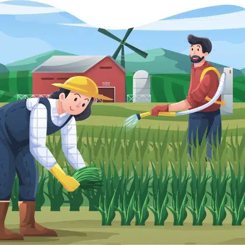 foto de um icone de 2 agricultores