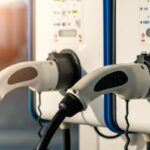 estação de carga solar para veículos elétricos