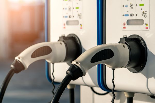 estação de carga solar para veículos elétricos